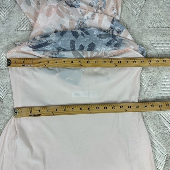 Lulus x ASTR the Label Dress Medium Lynette Blush Floral Print Midi Slip NWT - Picture 14 of 17
